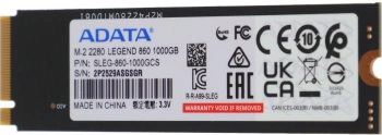Накопитель SSD A-Data PCIe 4.0 x4 1TB SLEG-860-1000GCS Legend 860