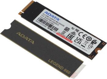 Накопитель SSD A-Data PCIe 4.0 x4 2TB SLEG-860-2000GCS Legend 860