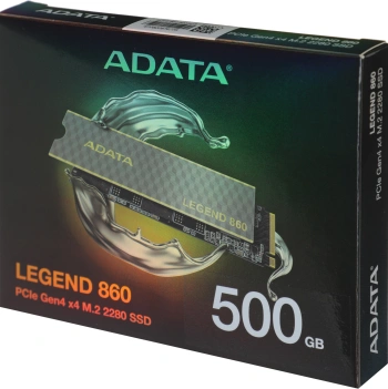 Накопитель SSD A-Data PCIe 4.0 x4 500GB SLEG-860-500GCS Legend 860