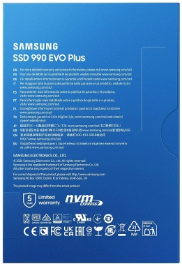 Накопитель SSD Samsung PCIe 4.0 x4 1TB MZ-V9S1T0BW 990 EVO Plus