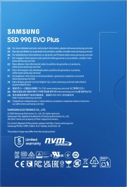Накопитель SSD Samsung PCIe 4.0 x4 4TB MZ-V9S4T0BW 990 EVO Plus