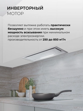 Вытяжка встраиваемая Lex Hyper 900 GS Inverter WH