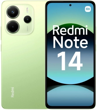 Смартфон Xiaomi Redmi Note 14 128Gb 8Gb зеленый моноблок 3G 4G 2Sim 6.67