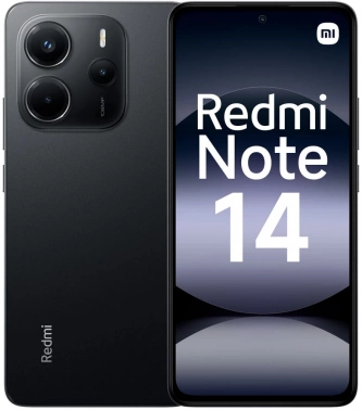Смартфон Xiaomi Redmi Note 14 256Gb 8Gb черный моноблок 3G 4G 2Sim 6.67