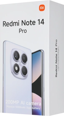 Смартфон Xiaomi Redmi Note 14 Pro 512Gb 12Gb голубой моноблок 3G 4G 2Sim 6.67