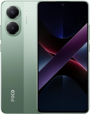 Смартфон Xiaomi Poco X7 Pro 256Gb 12Gb зеленый моноблок 3G 4G 2Sim 6.67