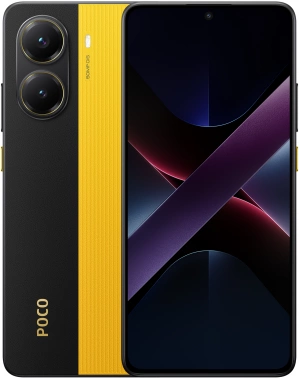 Смартфон Xiaomi Poco X7 Pro 256Gb 12Gb желтый/черный моноблок 3G 4G 2Sim 6.67