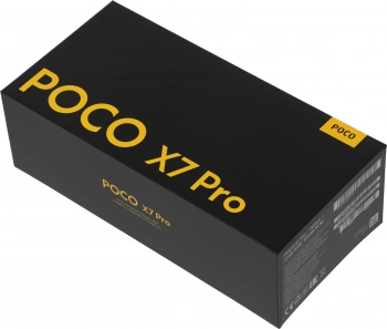 Смартфон Xiaomi Poco X7 Pro 256Gb 12Gb желтый/черный моноблок 3G 4G 2Sim 6.67