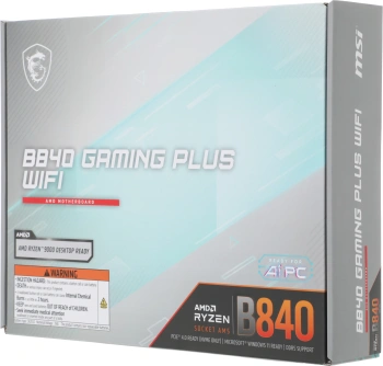 Материнская плата MSI B840 GAMING PLUS WIFI
