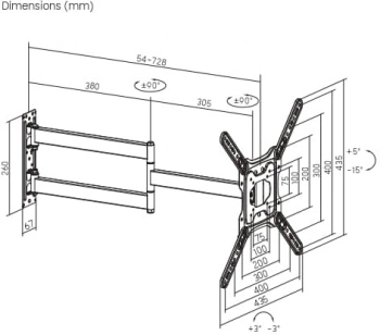 Кронштейн для телевизора Ultramounts UM960