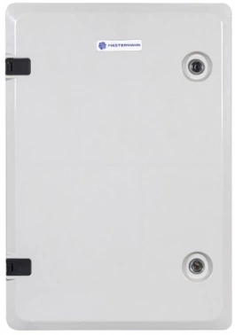 Шкаф Mastermann 3У+ для уст.мод.устр. навесной 405мм 260мм 587мм 2шт пластик IP66 серый антивандальн