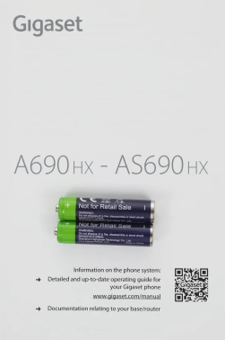 Трубка доп. Dect Gigaset AS690HX