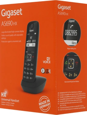 Трубка доп. Dect Gigaset AS690HX