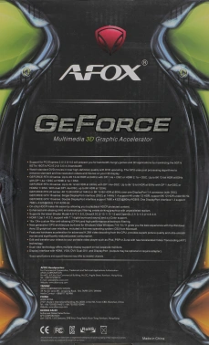 Видеокарта Afox PCI-E 3.0  AF1050TI-4096D5H5-V6