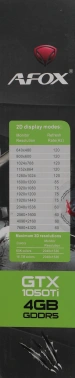 Видеокарта Afox PCI-E 3.0  AF1050TI-4096D5H5-V6