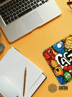 Коврик для мыши Cactus Colorful Cacti