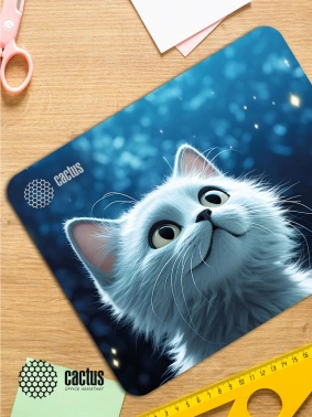 Коврик для мыши Cactus White Cat