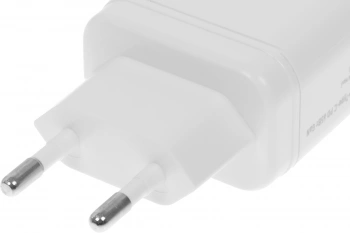 Сетевое зар./устр. BoraSCO 65W 3.25A+3A (PD+QC) USB/USB Type-C универсальное белый (52585)