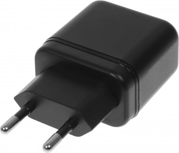 Сетевое зар./устр. BoraSCO 15W 3A 2xUSB универсальное черный (52581)