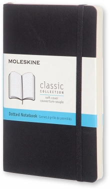 Блокнот Moleskine CLASSIC SOFT QP614 Pocket 90x140мм 192стр. пунктир мягкая обложка черный
