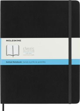 Блокнот Moleskine CLASSIC SOFT QP624 XLarge 190х250мм 192стр. пунктир мягкая обложка черный