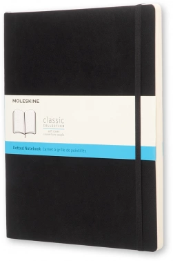 Блокнот Moleskine CLASSIC SOFT QP624 XLarge 190х250мм 192стр. пунктир мягкая обложка черный