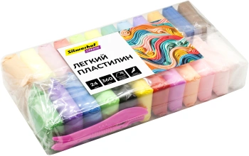Пластилин легкий Silwerhof Create LC24OP-360st