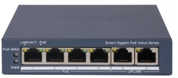 Коммутатор Hikvision  DS-3E1506P-EI/M