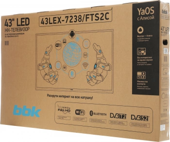 Телевизор LED BBK 43