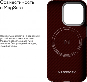 Чехол (клип-кейс) Magssory для Apple iPhone 15 Pro Max cfb016