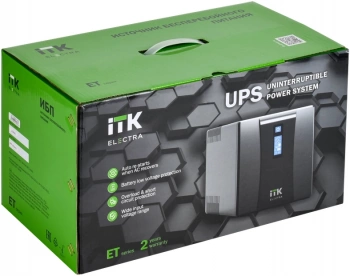Источник бесперебойного питания ITK Electra 720Вт 1200ВА черный
