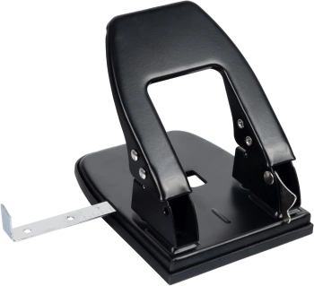 Дырокол Silwerhof макс.:30лист. металл черный отв.:2