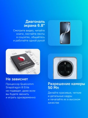 Смартфон Honor Magic7 Pro 512Gb 12Gb серый моноблок 3G 4G 2Sim 6.8