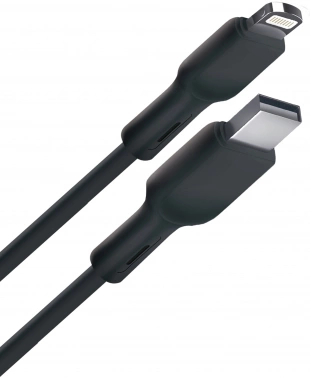 Кабель BoraSCO 38520 USB (m)-Lightning (m) 1м красный коробка