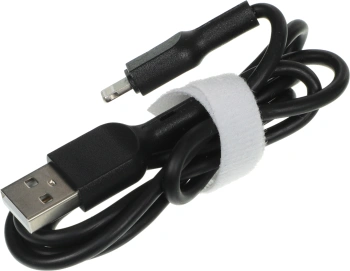 Кабель BoraSCO 38519 USB (m)-Lightning (m) 1м черный коробка
