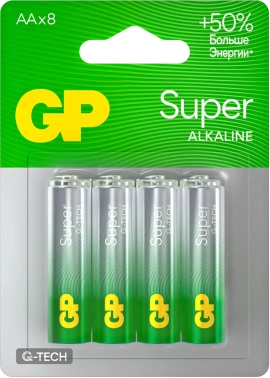 Батарея GP Super Alkaline 15AA21-2CRSBC8