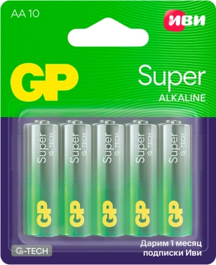 Батарея GP Super Alkaline 15A/IVI-2CR10