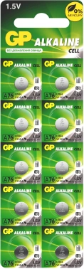 Батарея GP Alkaline A76FRA-2C10