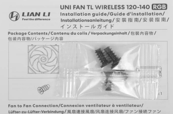 Вентилятор для корпуса Lian-Li  Uni Fan TL Wireless 120