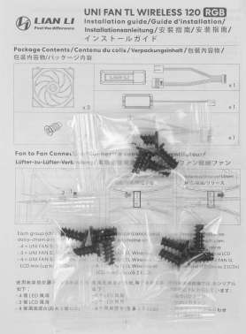 Вентилятор для корпуса Lian-Li  Uni Fan TL Wireless 120