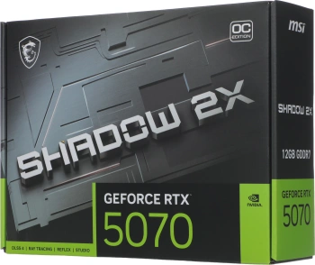Видеокарта MSI PCI-E 5.0  RTX 5070 12G SHADOW 2X OC