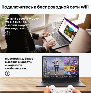 Ноутбук Chuwi GemiBook plus N-series N150 16Gb SSD512Gb Intel Graphics 15.6