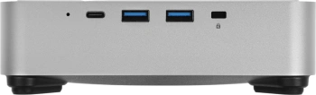 ПК Мини Chuwi AuBox Core i9 13900HK (2.6) 16Gb SSD512Gb Iris Xe Windows 11 Pro 2x2.5GbitEth WiFi BT 120W серебристый/черный