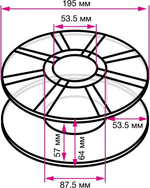 Пластик для принтера 3D Cactus CS-3D-PLA-1KG-S-PINK