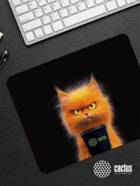 Коврик для мыши Cactus Red Cat
