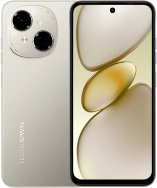 Смартфон Tecno Spark Go 1 64Gb 3Gb золотой моноблок 3G 4G 2Sim 6.67