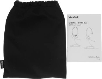 Гарнитура проводная Yealink UH35 Mono UC