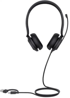 Гарнитура проводная Yealink UH35 Dual UC USB-C/A