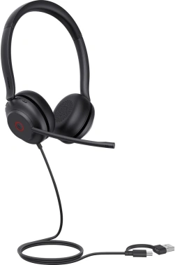 Гарнитура проводная Yealink UH35 Dual UC USB-C/A