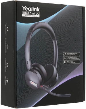 Гарнитура Bluetooth Yealink  BH70 Dual UC USB-A